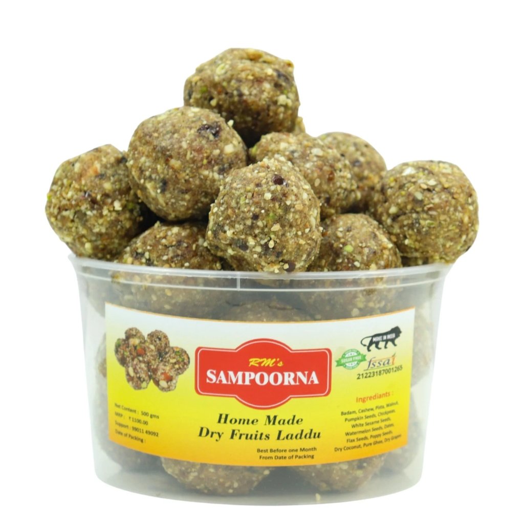 Nutritious Dry Fruits Laddu